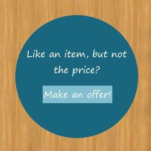 Like an item, but not the price? Make an offer!